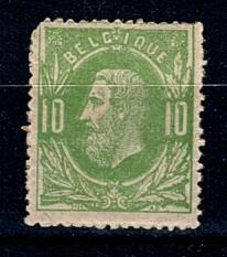 Lion couché et Léopold II profil gauche - 30 xx abîmé coin côte 170€